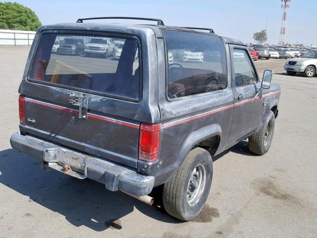 1FMCU12T7JUD48933 - 1988 FORD BRONCO II BLACK photo 4