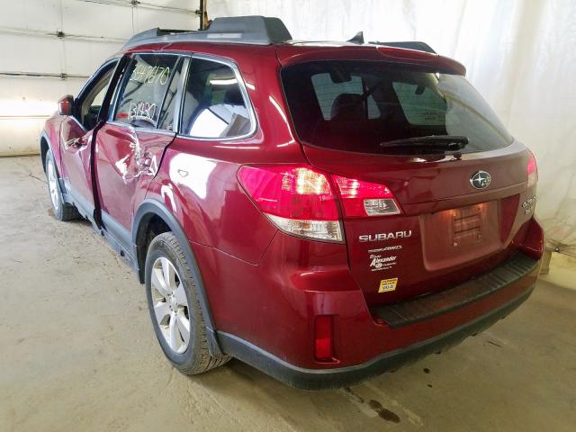 4S4BRDLC7B2344228 - 2011 SUBARU OUTBACK 3.6R LIMITED  photo 3