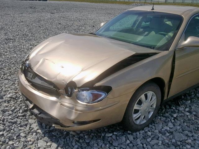 2G4WC532351249637 - 2005 BUICK LACROSSE C BEIGE photo 10