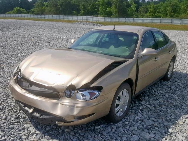 2G4WC532351249637 - 2005 BUICK LACROSSE C BEIGE photo 2