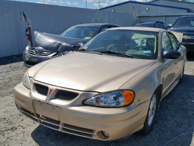 1G2NF52E54M505450 - 2004 PONTIAC GRAND AM S GOLD photo 2