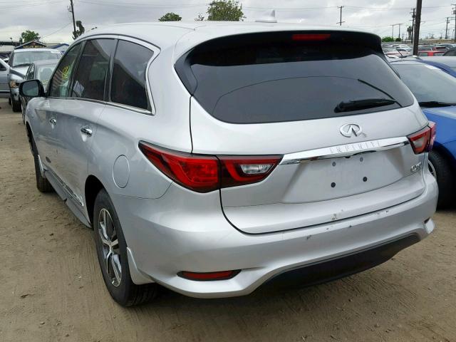 5N1DL0MN8KC535377 - 2019 INFINITI QX60 LUXE SILVER photo 3