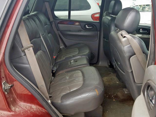 1GKDT13S732123741 - 2003 GMC ENVOY MAROON photo 6