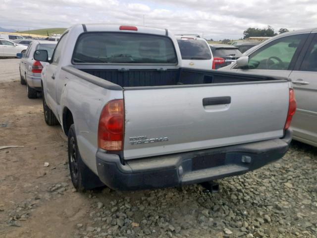 5TENX22N97Z444302 - 2007 TOYOTA TACOMA GRAY photo 3