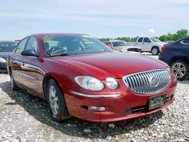 2G4WC582781245121 - 2008 BUICK LACROSSE C MAROON photo 1