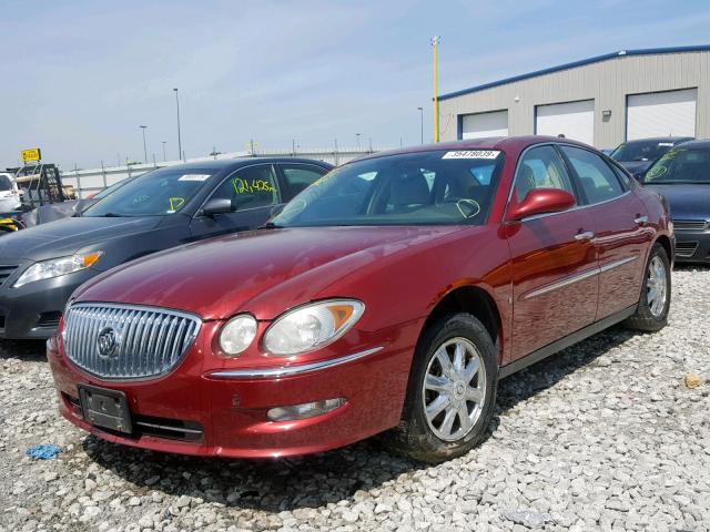 2G4WC582781245121 - 2008 BUICK LACROSSE C MAROON photo 2