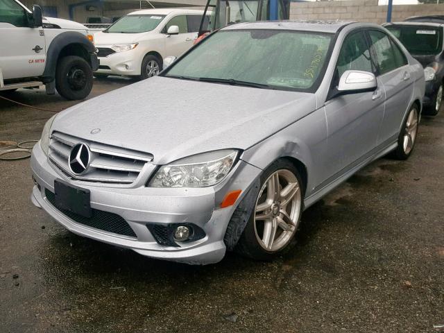 WDDGF56X89F258085 - 2009 MERCEDES-BENZ C 350 SILVER photo 2