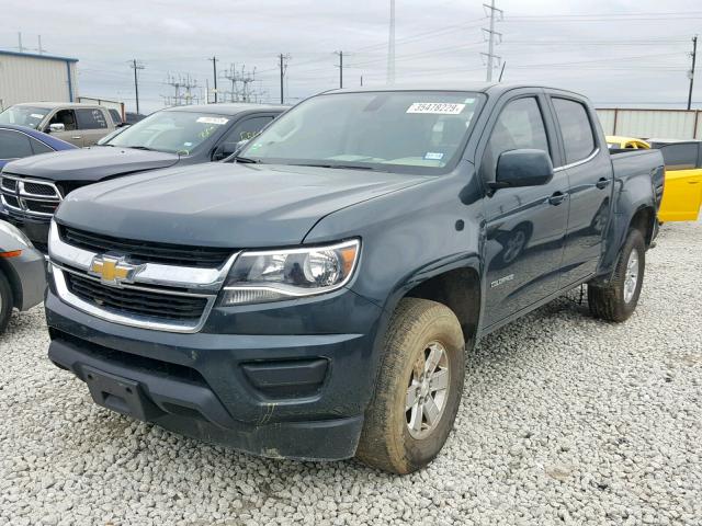 1GCGSBEN3H1307001 - 2017 CHEVROLET COLORADO GREEN photo 2