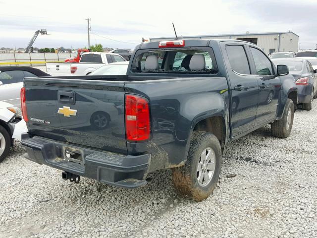 1GCGSBEN3H1307001 - 2017 CHEVROLET COLORADO GREEN photo 4