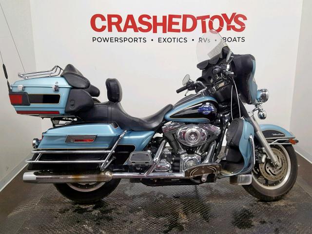 1HD1FC4157Y613359 - 2007 HARLEY-DAVIDSON FLHTCUI BLUE photo 1