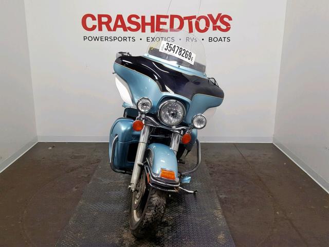 1HD1FC4157Y613359 - 2007 HARLEY-DAVIDSON FLHTCUI BLUE photo 2