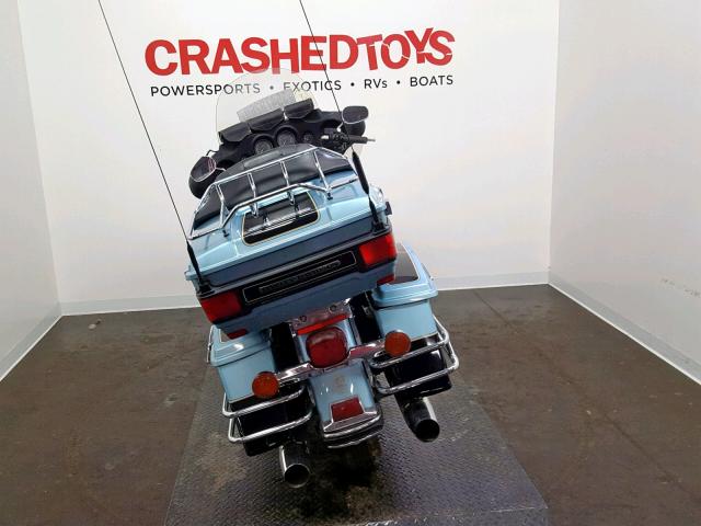 1HD1FC4157Y613359 - 2007 HARLEY-DAVIDSON FLHTCUI BLUE photo 4