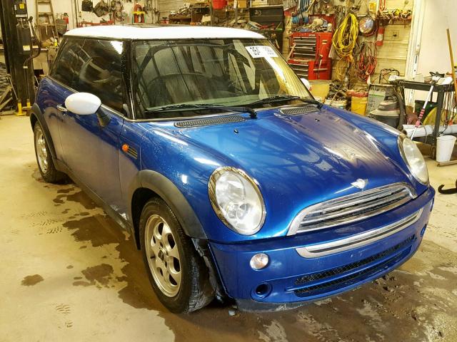 WMWRC335X5TJ70103 - 2005 MINI COOPER BLUE photo 1