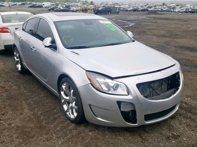 2G4GV5GV9D9167687 - 2013 BUICK REGAL GS SILVER photo 1