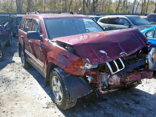 1J8HR58297C577381 - 2007 JEEP GRAND CHER RED photo 1