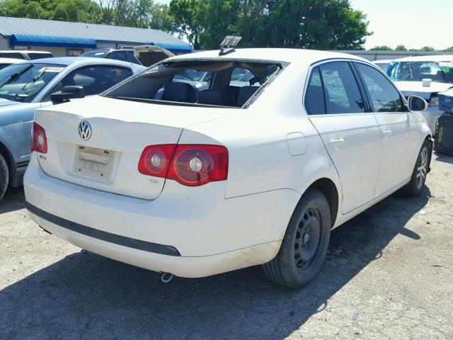 3VWDT71K36M788485 - 2006 VOLKSWAGEN JETTA TDI WHITE photo 4