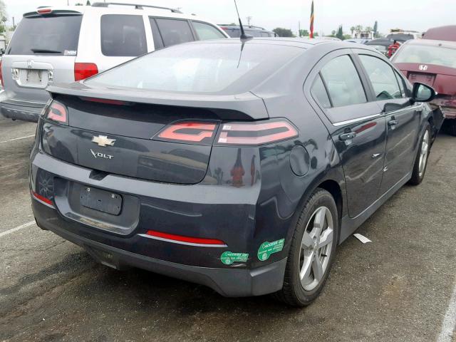 1G1RE6E48EU170784 - 2014 CHEVROLET VOLT GRAY photo 4