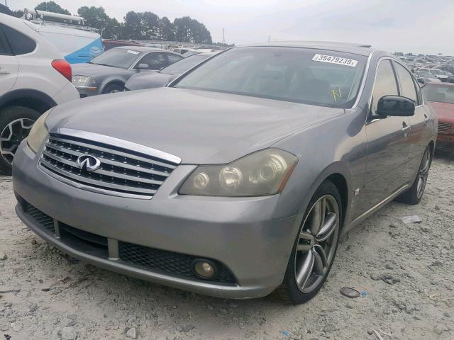 JNKBY01E06M201182 - 2006 INFINITI M45 BASE SILVER photo 2