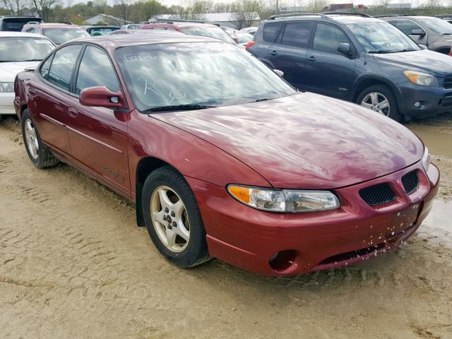 1G2WK52J72F242862 - 2002 PONTIAC GRAND PRIX RED photo 1