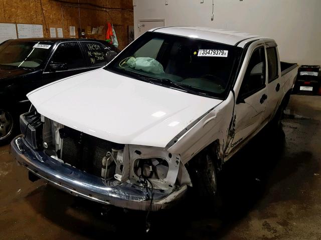 1GTDT136548157464 - 2004 GMC CANYON WHITE photo 2