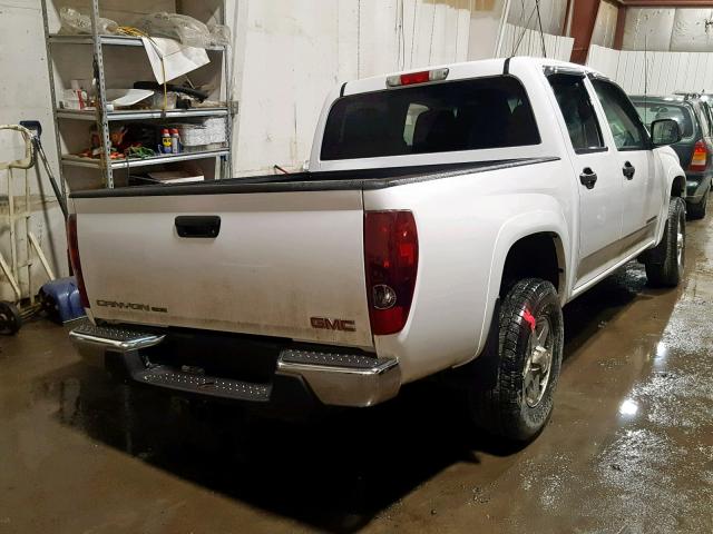 1GTDT136548157464 - 2004 GMC CANYON WHITE photo 4