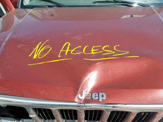 1J8HG58208C110969 - 2008 JEEP COMMANDER MAROON photo 7