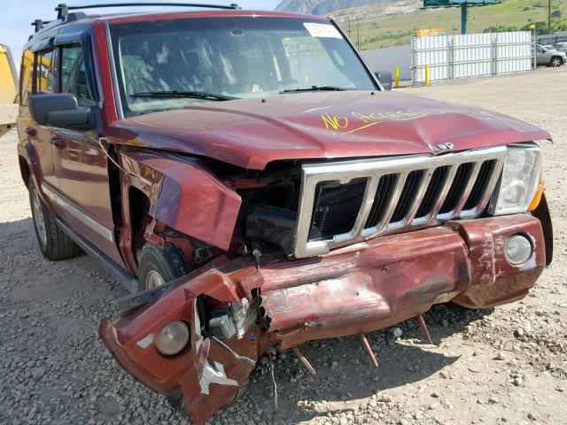 1J8HG58208C110969 - 2008 JEEP COMMANDER MAROON photo 9