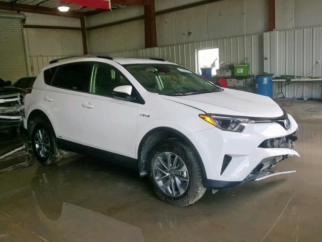 JTMRJREV8JD258967 - 2018 TOYOTA RAV4 HV LE WHITE photo 1