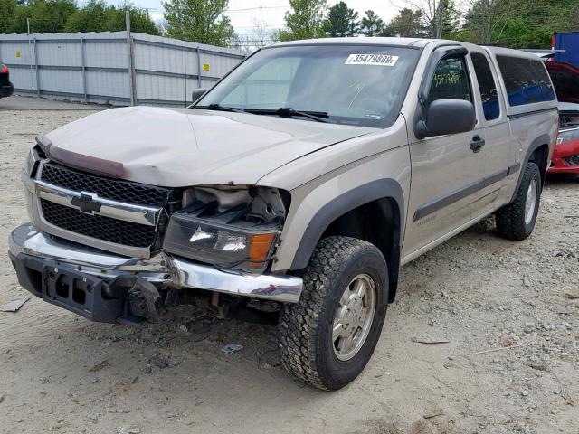 1GCDT196948129612 - 2004 CHEVROLET COLORADO TAN photo 2