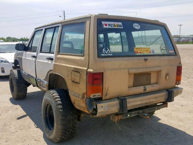 1J4FJ58L7KL537124 - 1989 JEEP CHEROKEE L TWO TONE photo 3