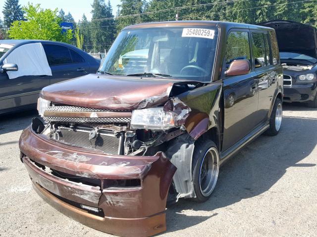 JTLKT324X64120024 - 2006 TOYOTA SCION XB 棕色 照片 2