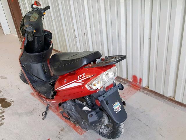19NTEACB3G1050253 - 2016 TAOT SCOOTER RED photo 4