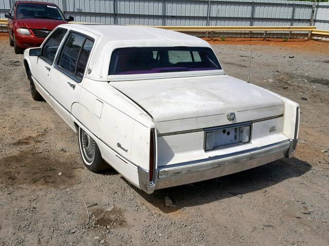 1G6CB5154K4339082 - 1989 CADILLAC FLEETWOOD WHITE photo 3