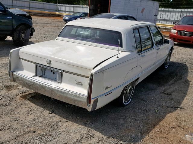 1G6CB5154K4339082 - 1989 CADILLAC FLEETWOOD WHITE photo 4