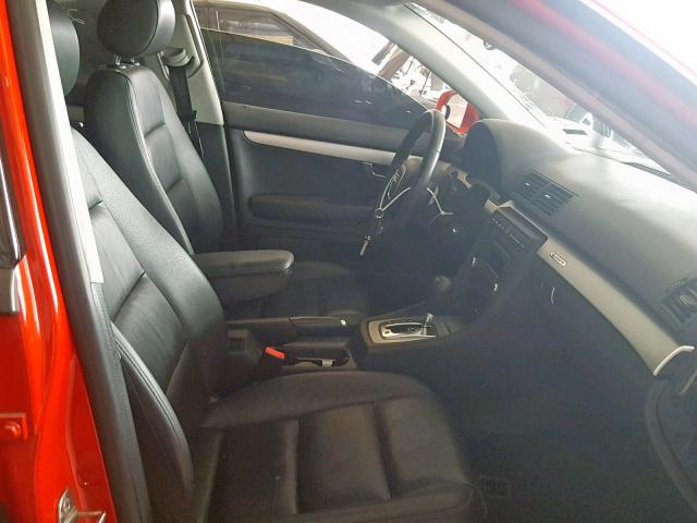 WAUEF78E68A148928 - 2008 AUDI A4 S-LINE RED photo 5