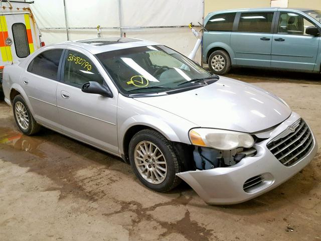 1C3EL46X54N402294 - 2004 CHRYSLER SEBRING LX SILVER photo 1