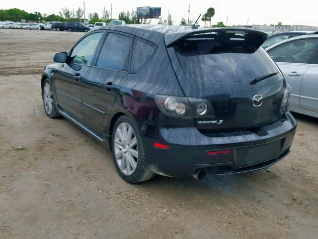 JM1BK34L881848982 - 2008 MAZDA SPEED 3 BLACK photo 3