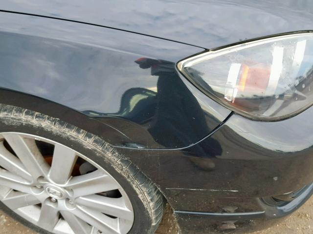 JM1BK34L881848982 - 2008 MAZDA SPEED 3 BLACK photo 9