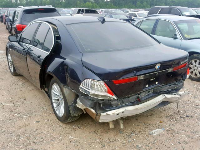 WBAGL63594DP72721 - 2004 BMW 745 I BLUE photo 3