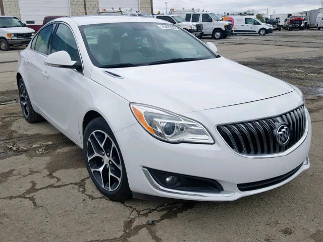 2G4GL5EX6H9143654 - 2017 BUICK REGAL SPOR WHITE photo 1