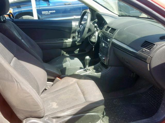 1G2AL15F477380772 - 2007 PONTIAC G5 RED photo 5