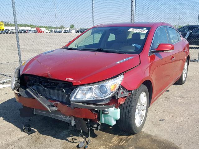 1G4GC5ER7DF277155 - 2013 BUICK LACROSSE RED photo 2