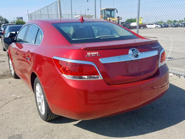 1G4GC5ER7DF277155 - 2013 BUICK LACROSSE RED photo 3