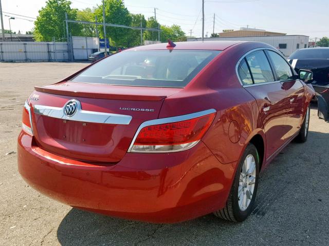 1G4GC5ER7DF277155 - 2013 BUICK LACROSSE RED photo 4