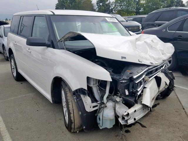 2FMGK5B86EBD13046 - 2014 FORD FLEX SE WHITE photo 1