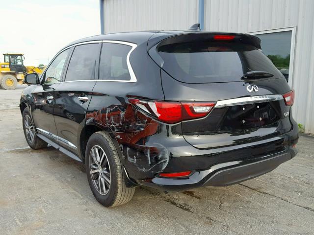 5N1DL0MN7KC530039 - 2019 INFINITI QX60 LUXE BLACK photo 3