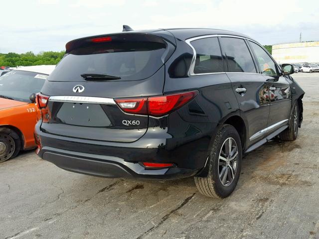 5N1DL0MN7KC530039 - 2019 INFINITI QX60 LUXE BLACK photo 4