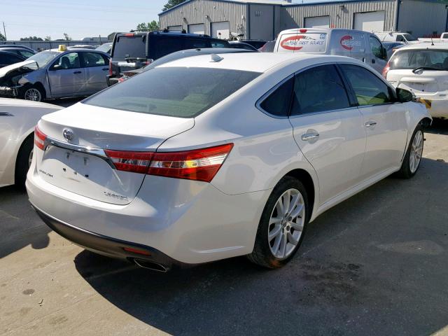 4T1BK1EB7DU013535 - 2013 TOYOTA AVALON BAS WHITE photo 4