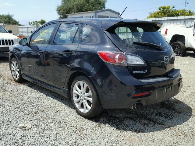 JM1BL1H63A1330838 - 2010 MAZDA 3 S BLACK photo 3