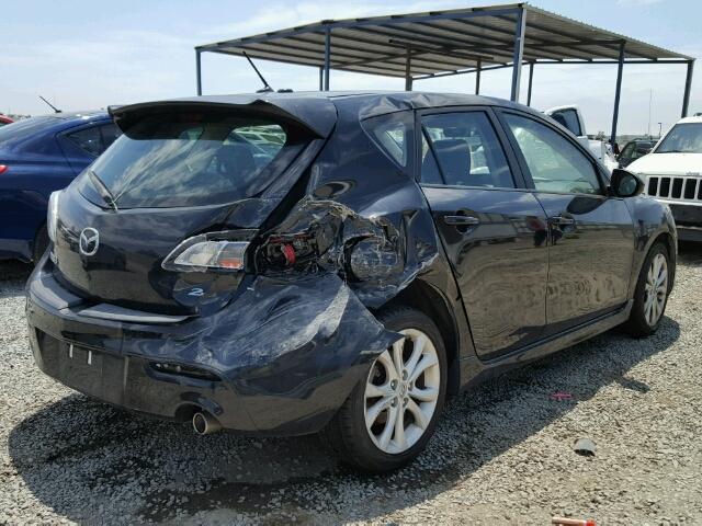 JM1BL1H63A1330838 - 2010 MAZDA 3 S BLACK photo 4